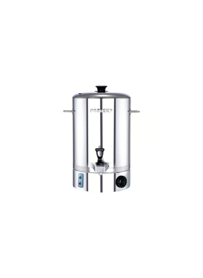 Pradeep Commercial Hot Water Boiler / Urn – 10 Litre Capacity Stainless Steel Electric Water Heater, 3000W Fast Heating Element, Thermostat Temperature Control, Boil-Dry Protection, Heavy-Duty Catering & Ideal for Coffee Shops, Restaurants, Buffet & Hospitality Use - Image 1